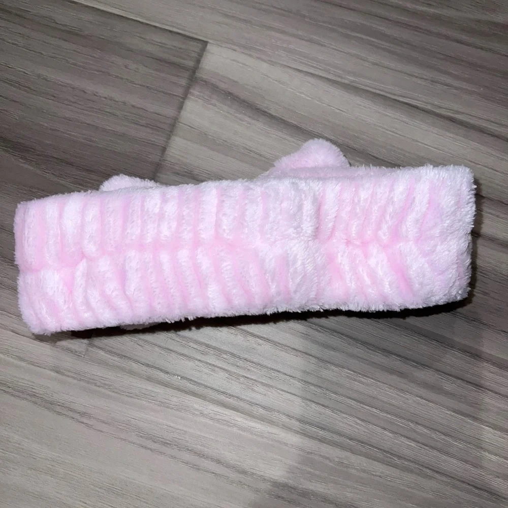 Pink Bow Bath Headband